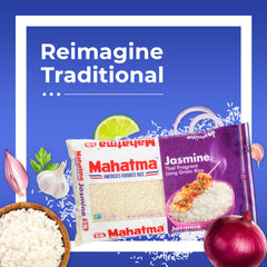 Mahatma Jasmine rice served as a fragrant Thai curry side dish.