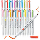 MAIKEDEPOT Pastel Highlighters dual tips ready for study notes and journaling