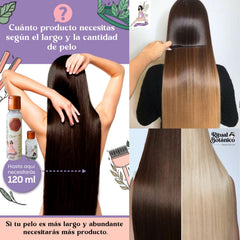 Application steps image showing easy at-home smoothing and frizz control