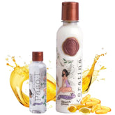 MAIKE AMOUR Ritual Botanico Keratin bottle displaying premium smoothing formula for radiant shine