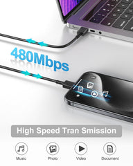 MAILESI 6-foot USB-C cable offers flexible charging options.