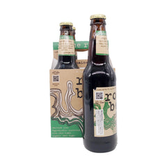 Maine Root Beer label shows Fair Trade Organic sugar on the packaging.