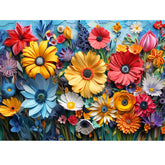 Maiqufa 300-piece puzzle with colorful flower embossing for mindful home puzzle time.