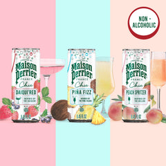 Maison Perrier Chic Pina Fizz bottle with sparkling flavor.