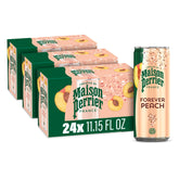 Maison Perrier Forever Peach can with crisp peach flavor and hydration appeal.