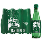 Maison Perrier Ultimate Sparkling Water bottle front, premium design and zero-calorie refreshment for everyday hydration.