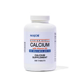 MAJOR Oyster Shell Calcium bottle front view with vitamin D3 label for daily bone support
