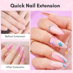 Makartt dual forms and gel sculpting in daisy pink for smooth nails.