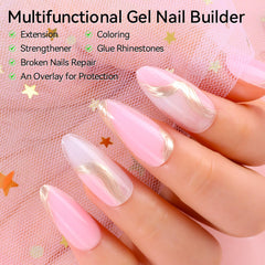 Makartt Hema-Free nude pink shade 1 for natural-looking nail extensions