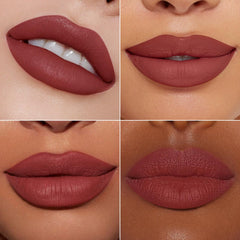 MAKI YIKA dinner time lipstick application shows bold color for evening looks