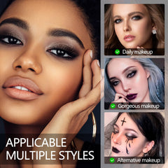 Maki Yika easy application with creamy powder for quick shading.