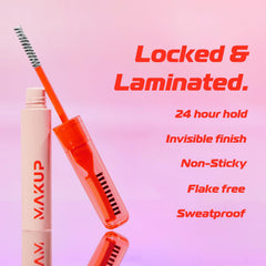 Makup Beauty Brow Me packaging highlights vegan and cruelty-free formula.