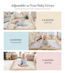 Mallify Non-slip bottom ensures stable play on wood or tile floors.