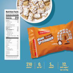 Malt-O-Meal Frosted Mini Spooners pouring action highlights quick breakfast prep