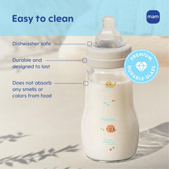 MAM nipple close-up with SkinSoft silicone for high acceptance