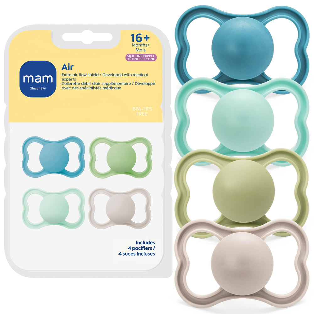MAM Air pacifier baby face with breathable shield for skin comfort