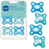 MAM Comfort pacifier with extra-lightweight design eases newborn use
