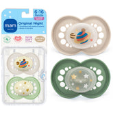 MAM Original pacifier glow-in-dark design helps find it at night
