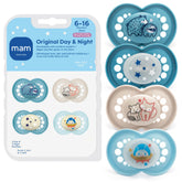 MAM Original pacifier glow-in-the-dark design aids nighttime finding