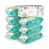 Mama Bear gentle fragrance-free wipes, 8-pack, for sensitive skin.