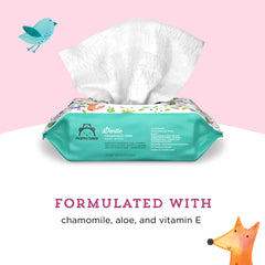 Mama Bear quilted-soft wipe texture for gentle cleansing.