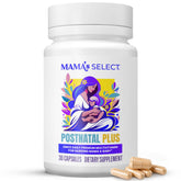 Mama's Select Postnatal Vitamins bottle front showing easy daily capsules for postpartum support