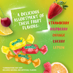 Mamba Fruit Chews individually wrapped pieces keep freshness for sharing