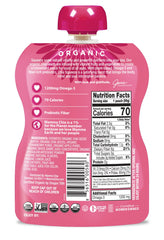 Mamma Chia Organic Prebiotic Snack highlighting plant-based fiber benefits.