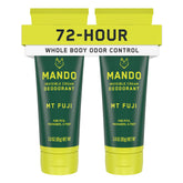 Mando Whole Body Deodorant Mt Fuji pack of 2 on display for all-day odor control