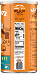Manischewitz Matzo Farfel on-pack recipe card demonstrates easy prep ideas.