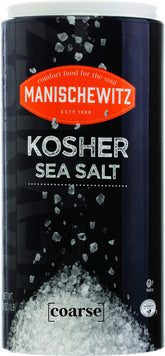 Manischewitz premium kosher salt easy pour canister for precise seasoning