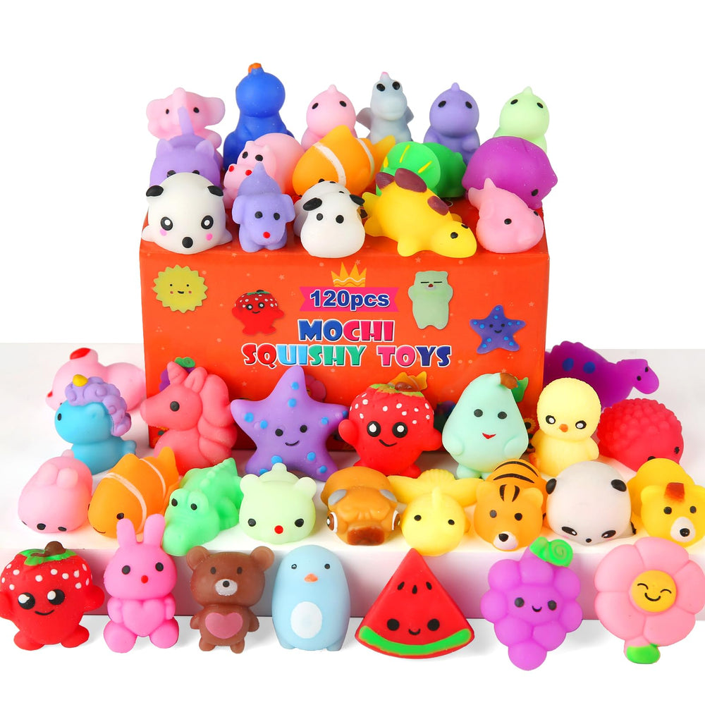 Mantyplay 120-pack mochis close-up, varied shapes for creative play.