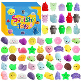 Mantyplay Mochi squishy toys bulk pack with assorted animals for tactile play.