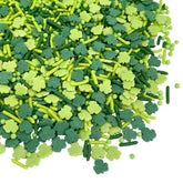 Manvscakes Shamrock Sprinkles in a bowl ready for decorating treats.
