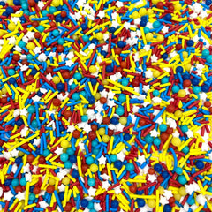 Manvscakes sprinkles confetti sprinkles add whimsy and color to cupcakes, cookies, and desserts.