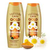 Grisi Manzanilla Gold bottle pour highlights gentle brightening for sun-kissed hair
