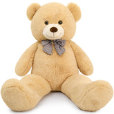 MaoGoLan giant teddy bear 4-feet stands ready for big hugs and memorable gifts.