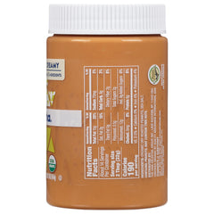 MARANATHA Organic Peanut Butter served with fruit and bread for quick snacks.