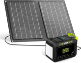 MARBERO 88.8Wh solar generator with 21W panel powering outdoor adventures