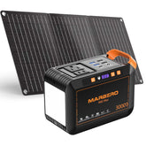 MARBERO M82MAX solar generator battery powering devices on the go