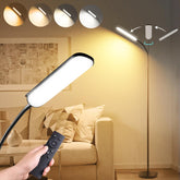 Marctronic floor lamp remote control enables easy operation from anywhere.