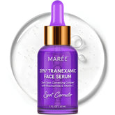 MAREE 20% Tranexamic Acid Serum bottle highlights brightening for even skin tone