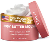 MAREE Body Butter vanilla-scent glow after application for a smooth finish