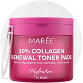 MAREE Collagen acne-clearing pad close-up, highlighting texture and hydration benefits.