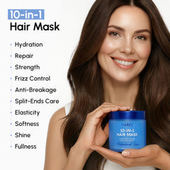MAREE deep-conditioning hair mask bottle with pump for easy application