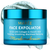 MAREE Face Exfoliator gentle scrub close-up boosts smooth skin and cleansing.