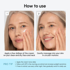 MAREE Hyaluronic Acid close-up texture showing instant hydration effect