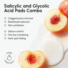 MAREE Glycolic Pads bottle emphasizes 2% Salicylic Acid for pores.