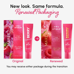MAREE lip balm squeeze-tube ease for quick, comfortable application