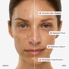 MAREE Niacinamide swirl image signals even tone and skin resilience.